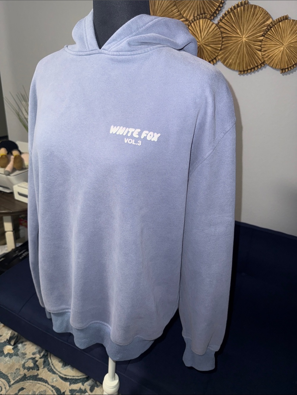White Fox Boutique Hoodie Vol. 3 Sweater in Ocean size Small/Medium - Picture 7 of 12